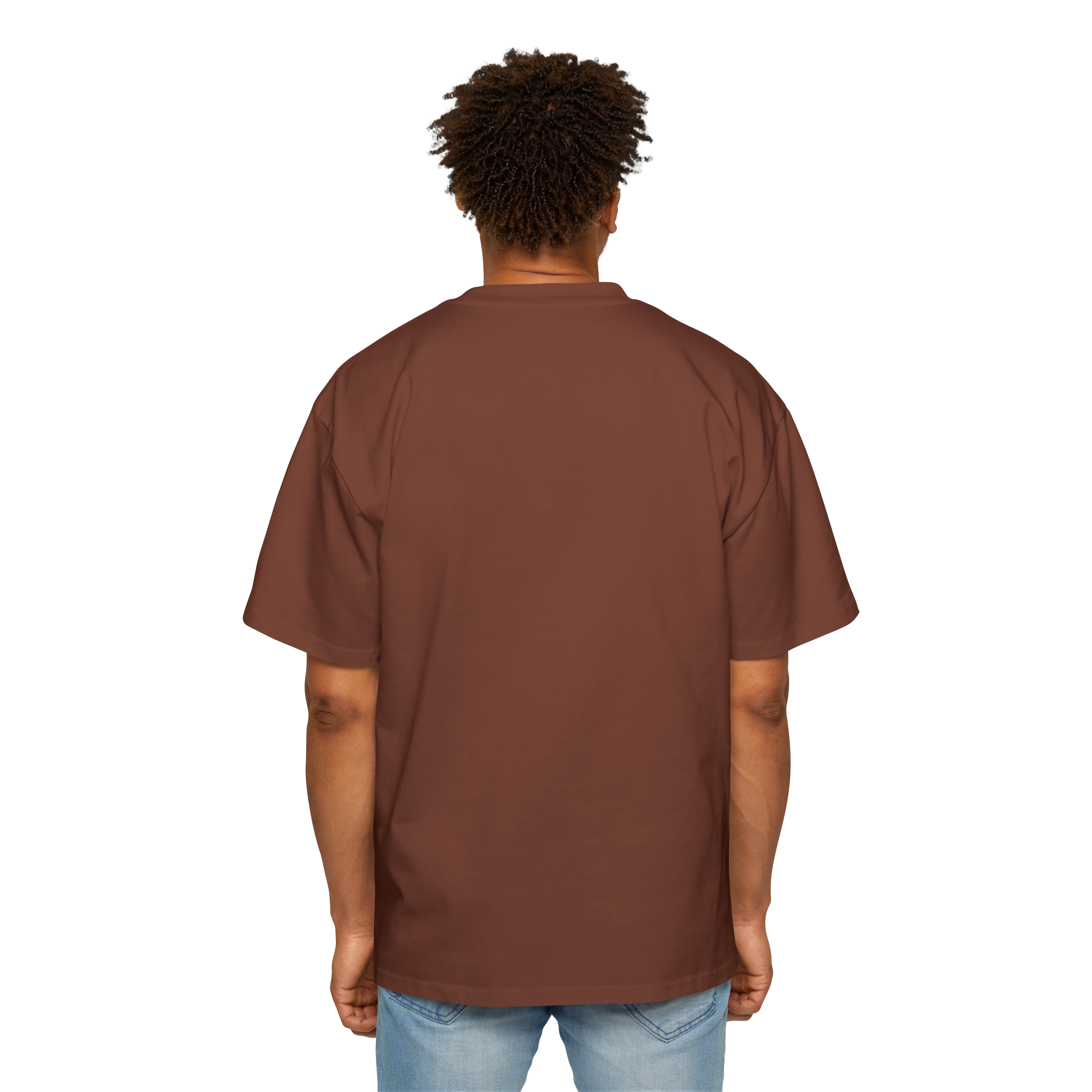 Cupid is Stupid - Men's Heavy Oversized Tee - Clay