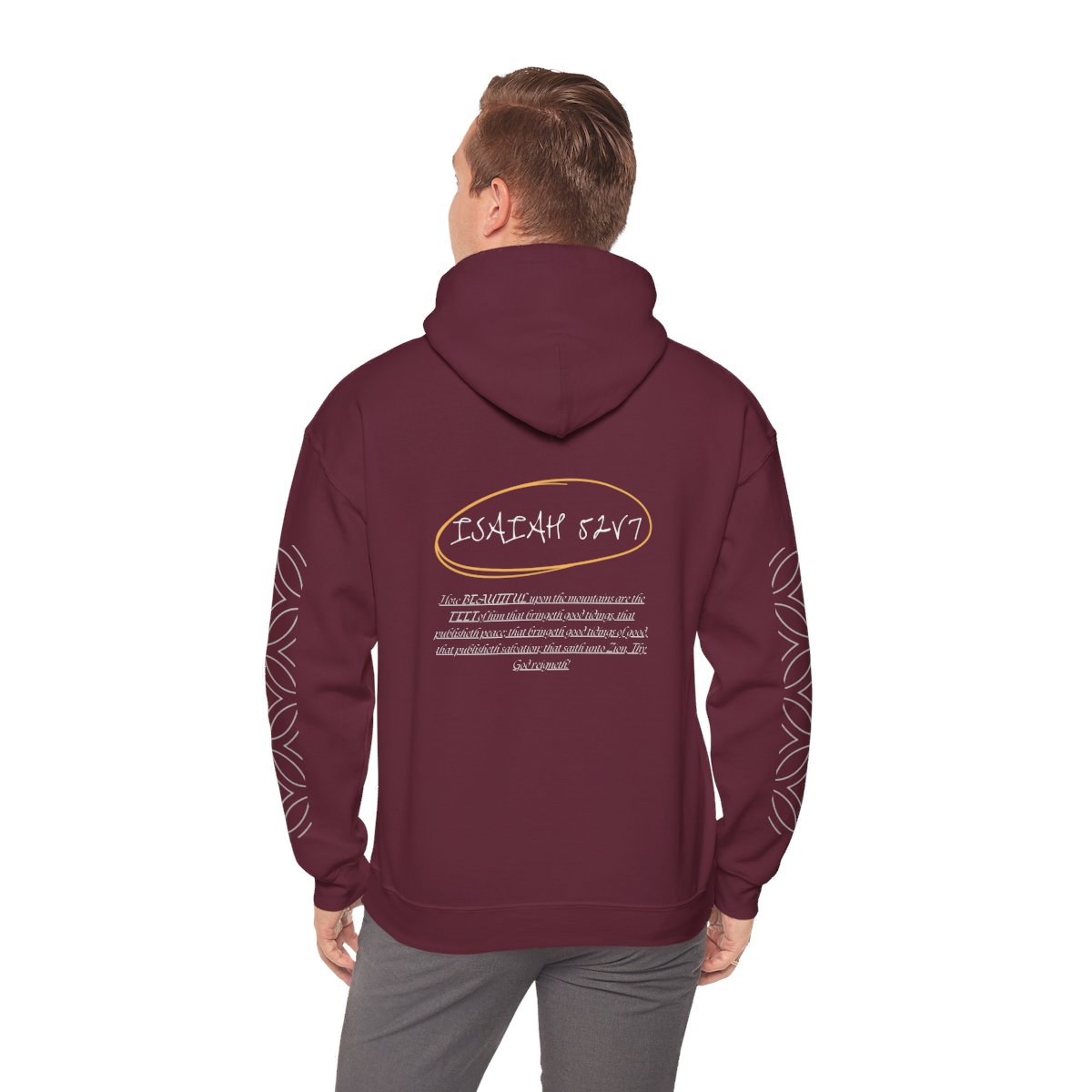 Beautiful Feet - Unisex Heavy Blendâ„¢ Hooded Sweatshirt - Maroon10