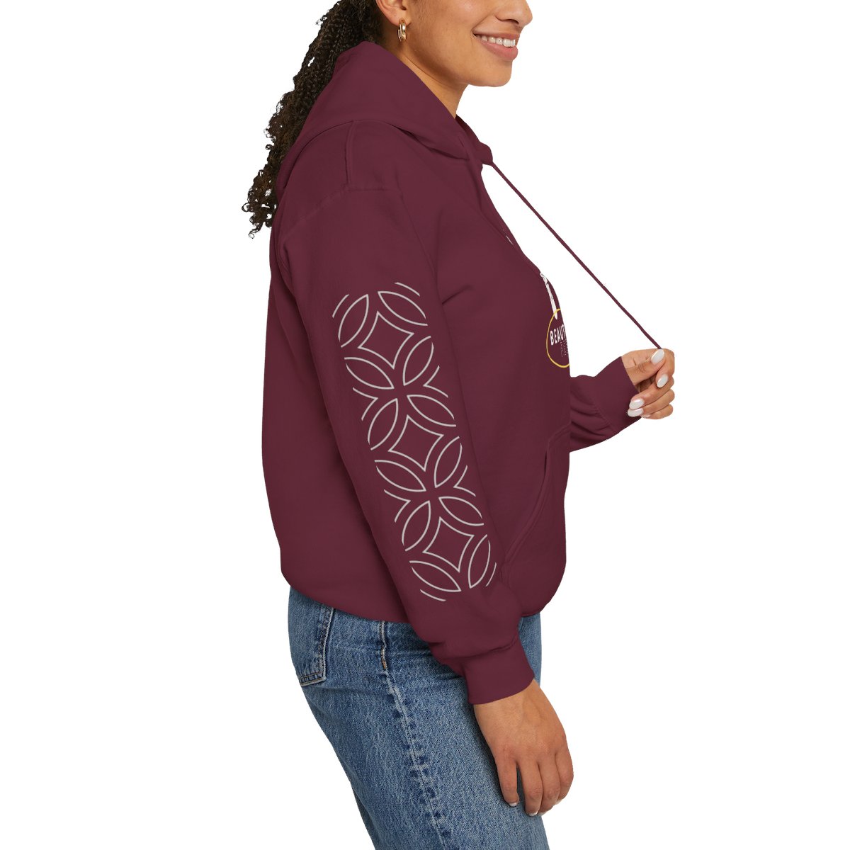 Beautiful Feet - Unisex Heavy Blendâ„¢ Hooded Sweatshirt - Maroon11