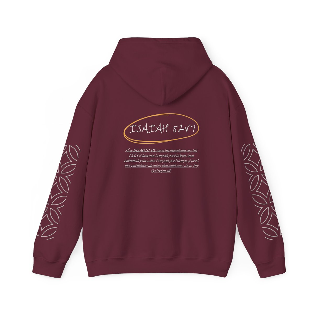 Beautiful Feet - Unisex Heavy Blendâ„¢ Hooded Sweatshirt - Maroon2