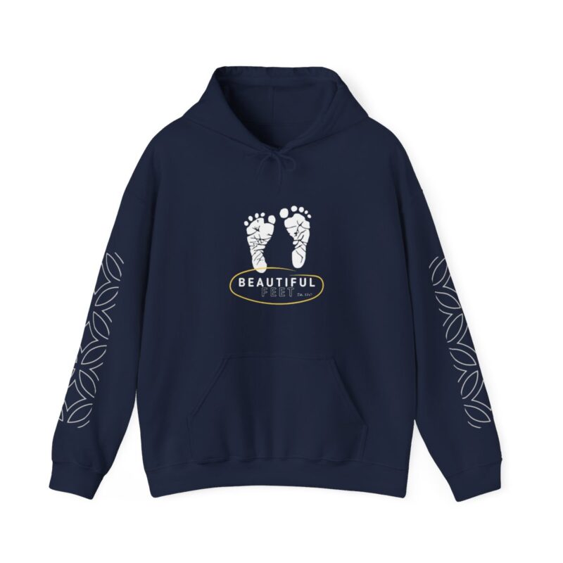 Beautiful Feet - Unisex Heavy Blend™ Hooded Sweatshirt - Navy1