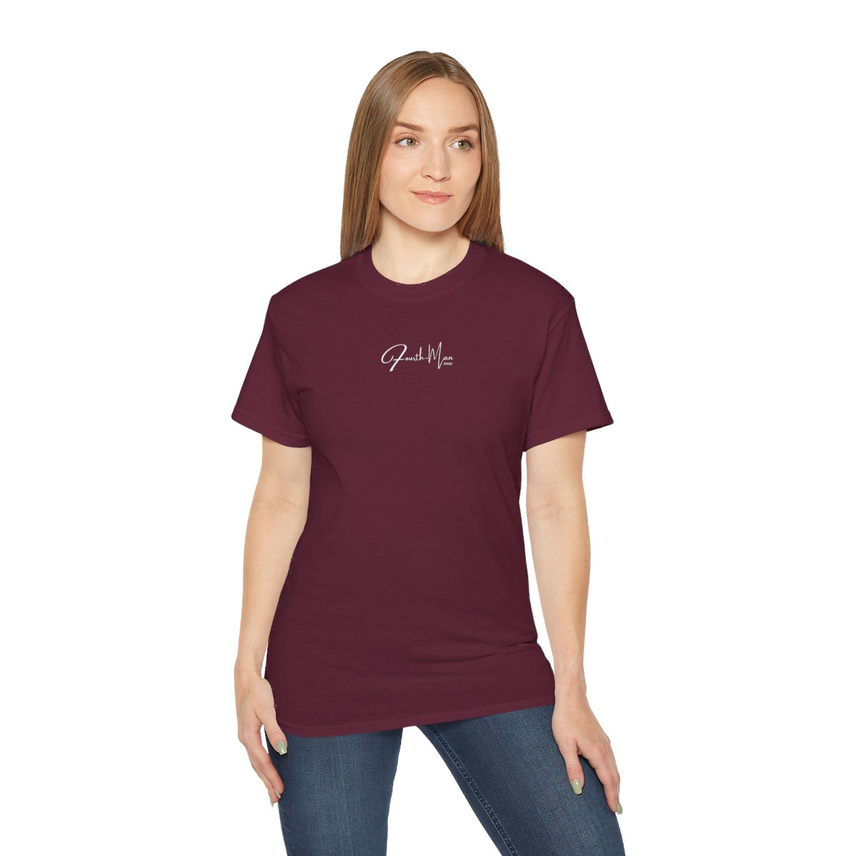 Fourthman Unisex Ultra Cotton Tee - Maroon 5
