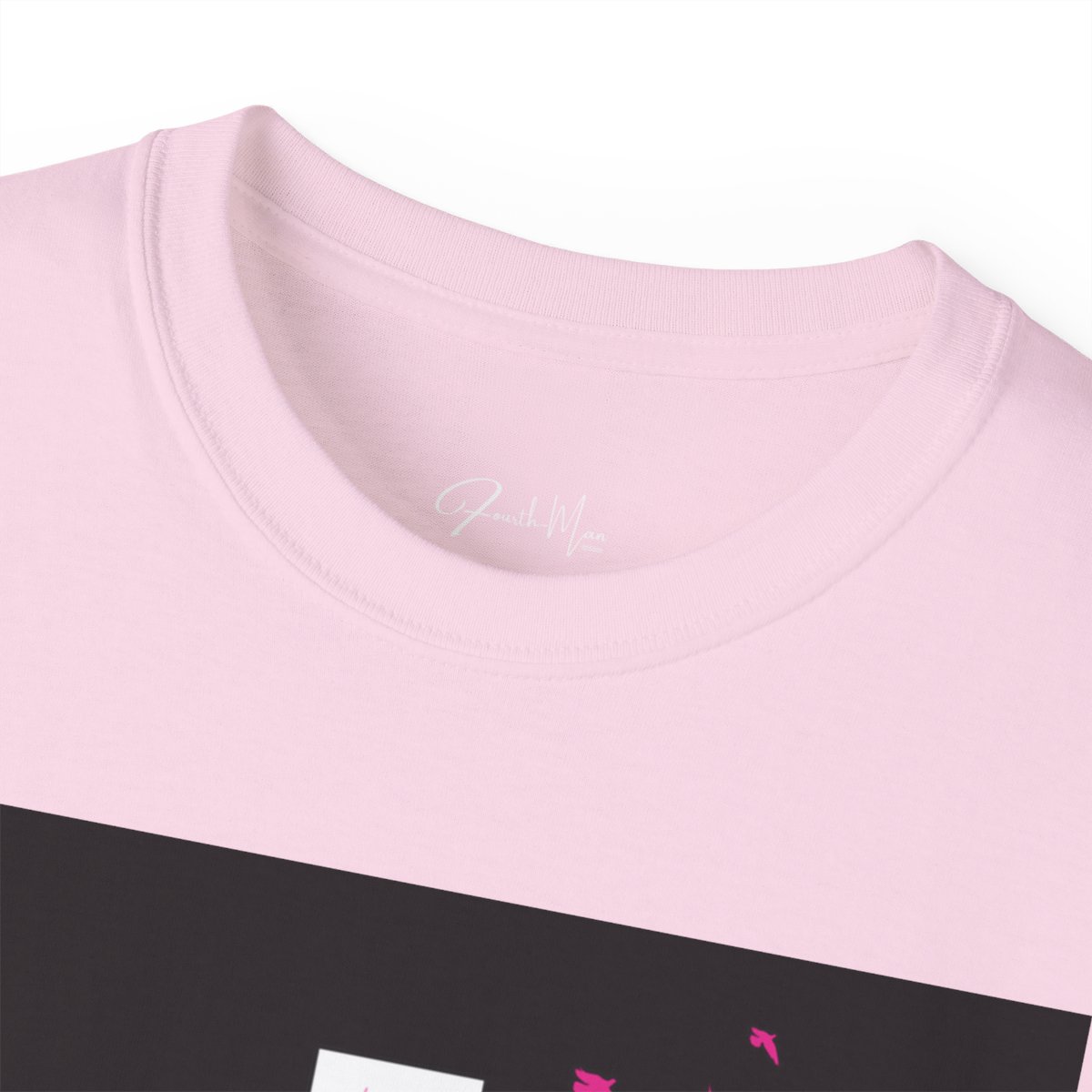 My love language is the cross - Unisex Ultra Cotton Tee - Pink 3