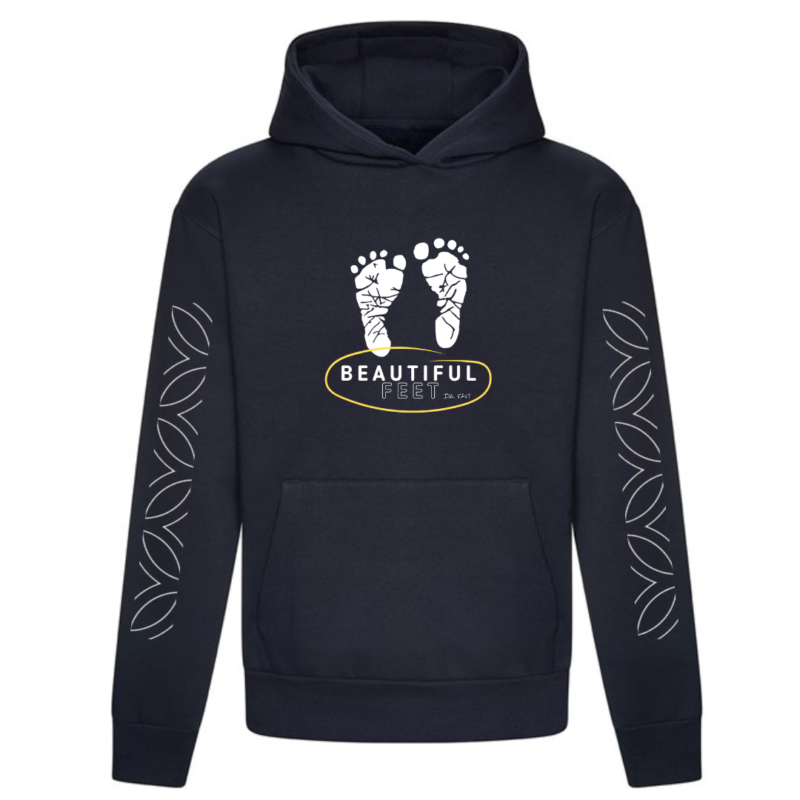 Beautiful Feet - Oversize Hoodies - Navy blue