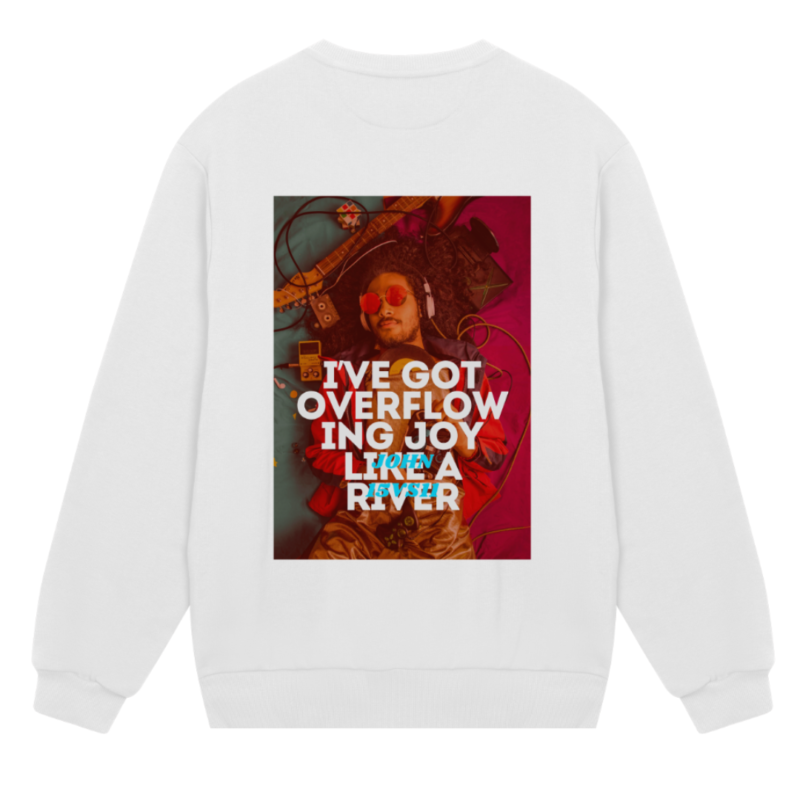 Joy Overflow sweatshirt white