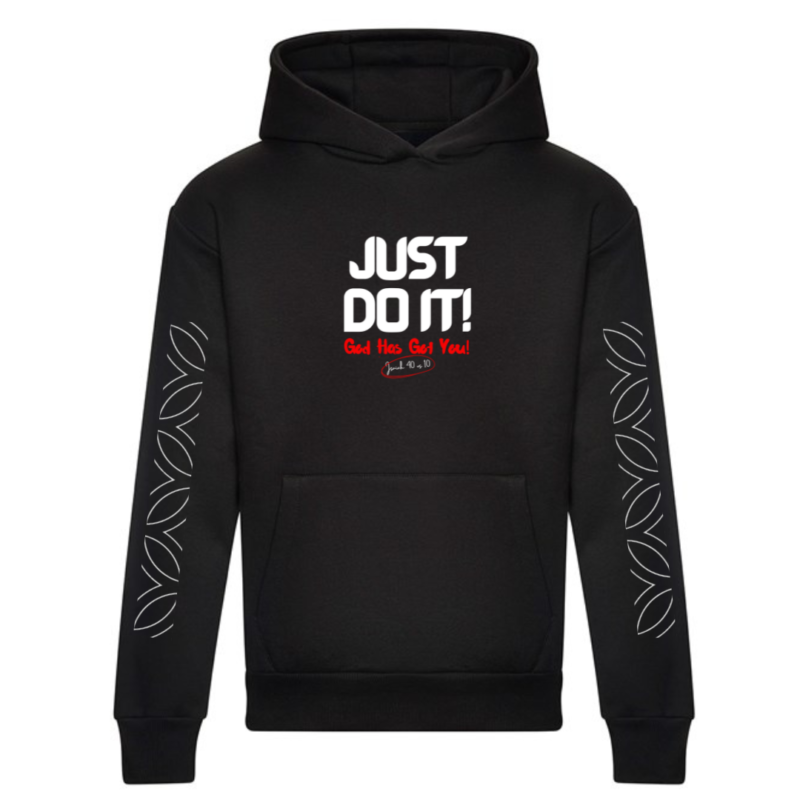 Just Do it, Go has Got you! - Oversize Hoodie - Black