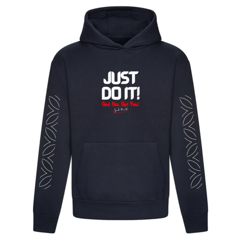 Just Do it, Go has Got you! - Oversize Hoodie - New French Navy