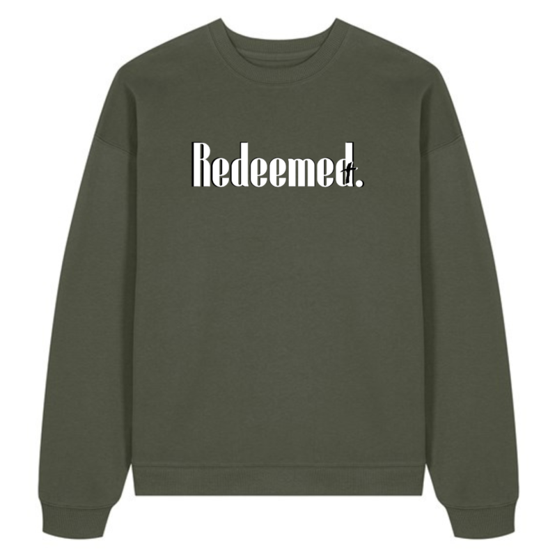 Redeemed Sweatshirt - Khaki Green