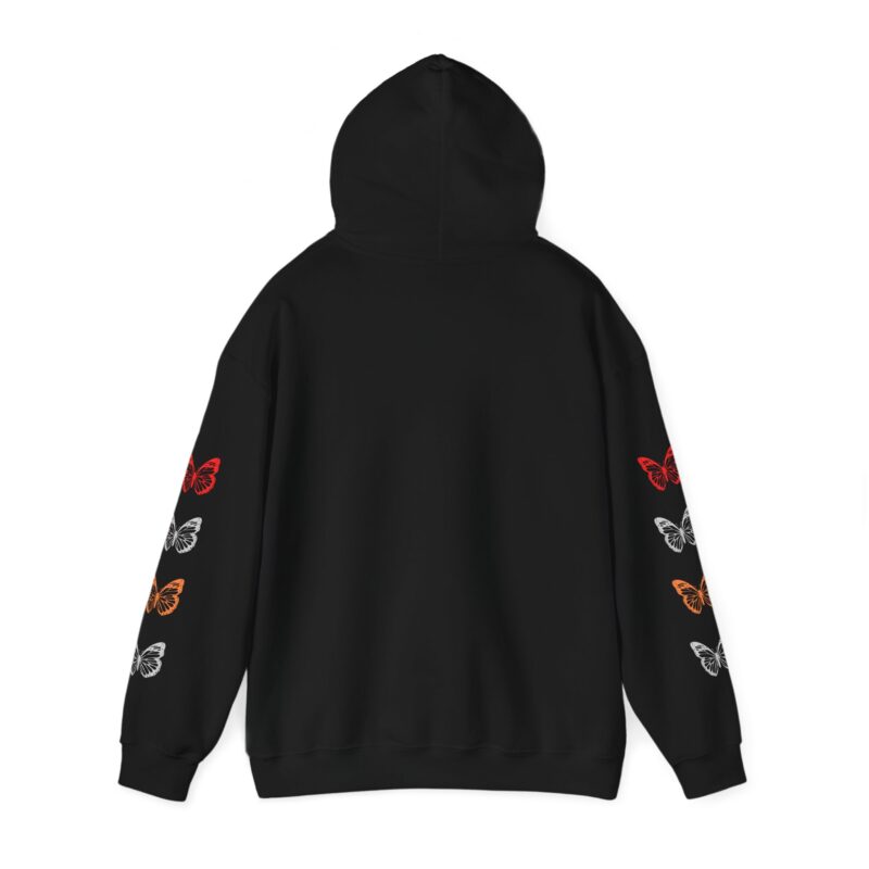 Butterfly Embrace Unisex Hooded Sweatshirt | Cozy Fall Fashion